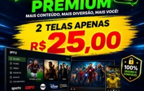 IPTV – 2 TELAS R$ 25,00